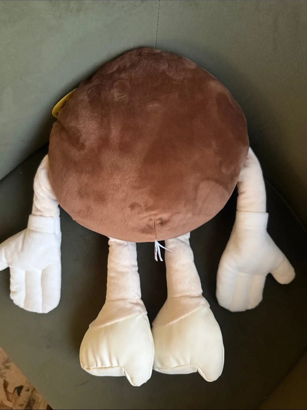 M&M'S Brown Plush Character Pillow